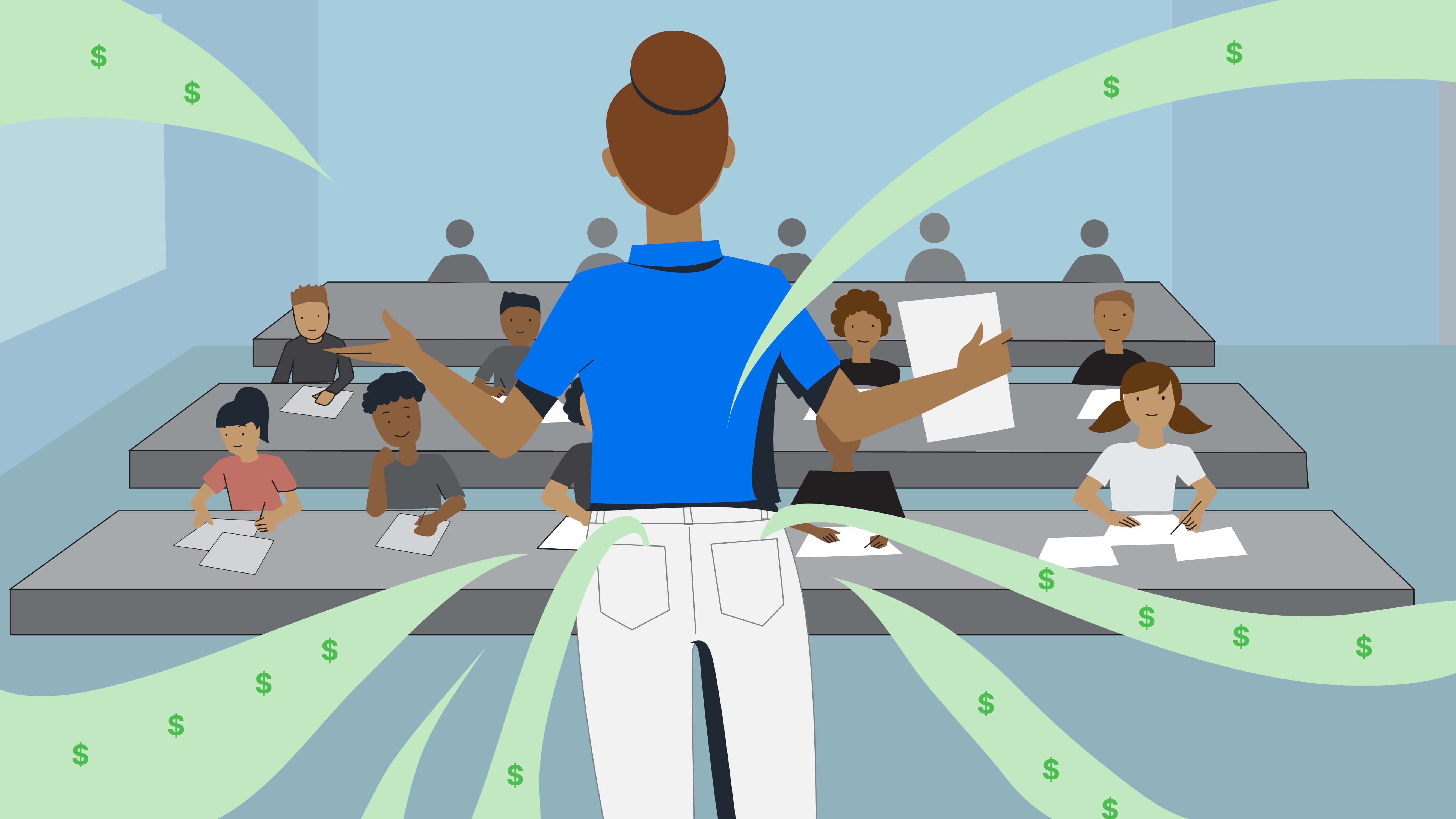 How can teachers make money online?