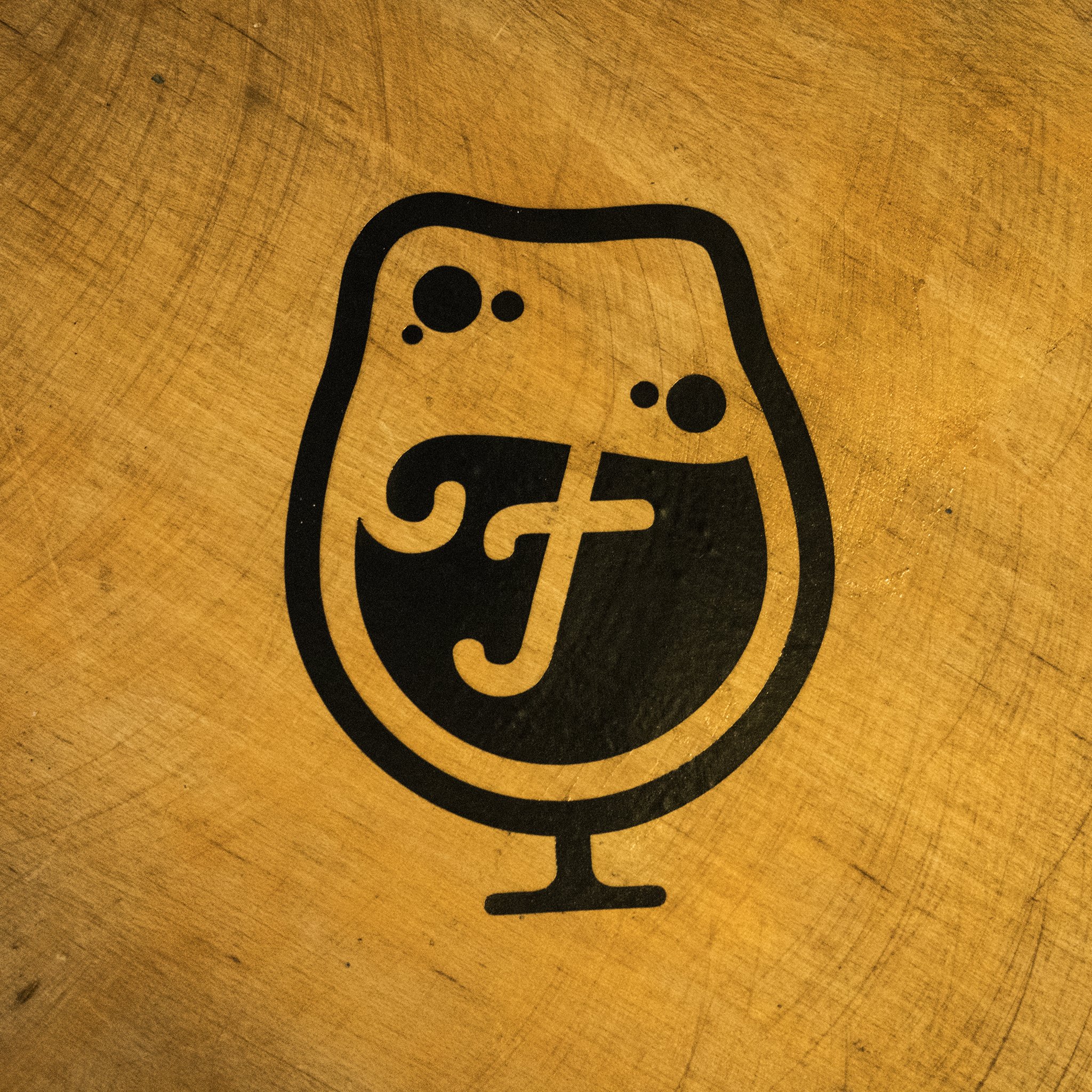 Foam Brewers Glass Logo Stickers Shop Foam Merch