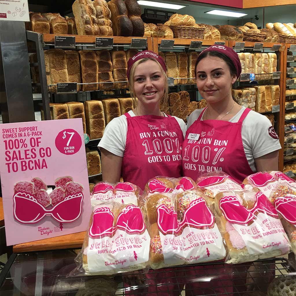 Bakers Delight BCNA Campaign 100 Support for the BCNA