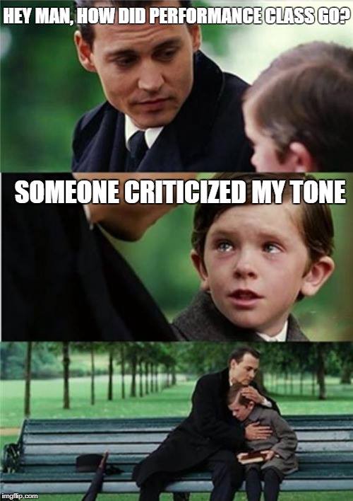Funny meme about classical guitar tone