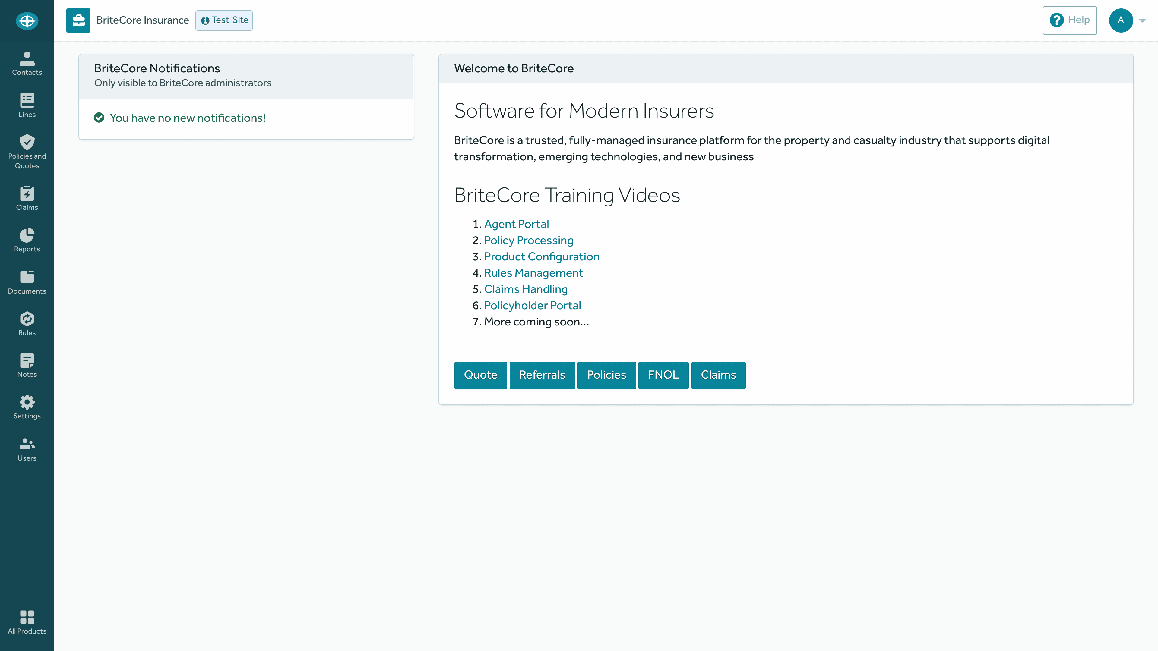 Insurer Portal