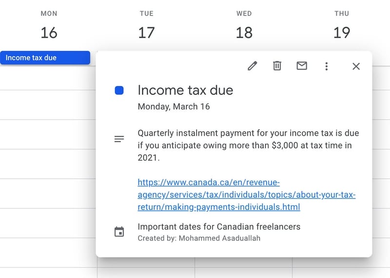 Important 2024 CRA dates for selfemployed Canadians