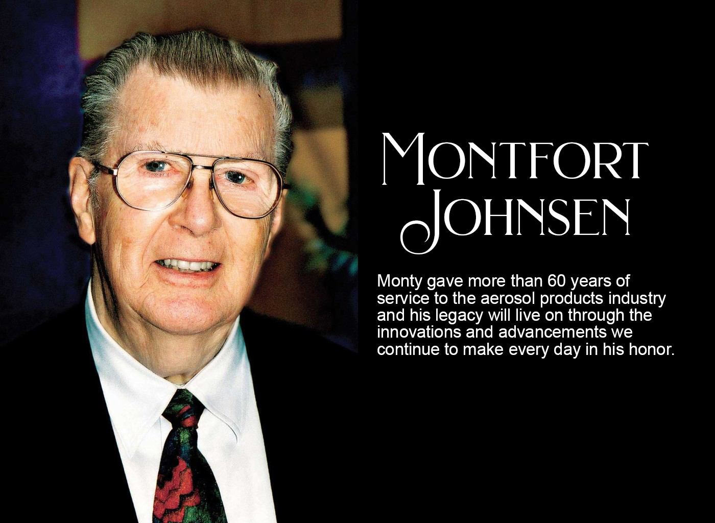 HCPA Mourns the Death of Aerosol Industry Expert Montfort Johnsen