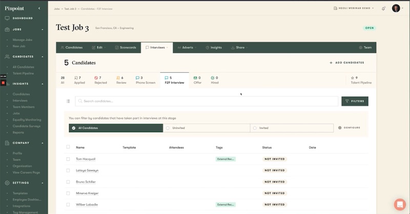 Pinpoint screenshot