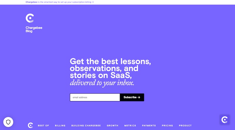 Chargebee successfully engages customers with blog