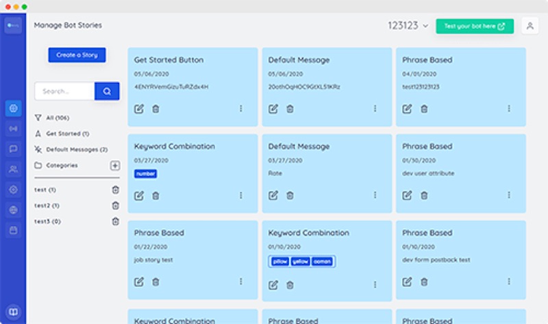 Botsify bot stories manager