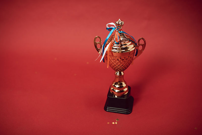 Employee recognition trophy