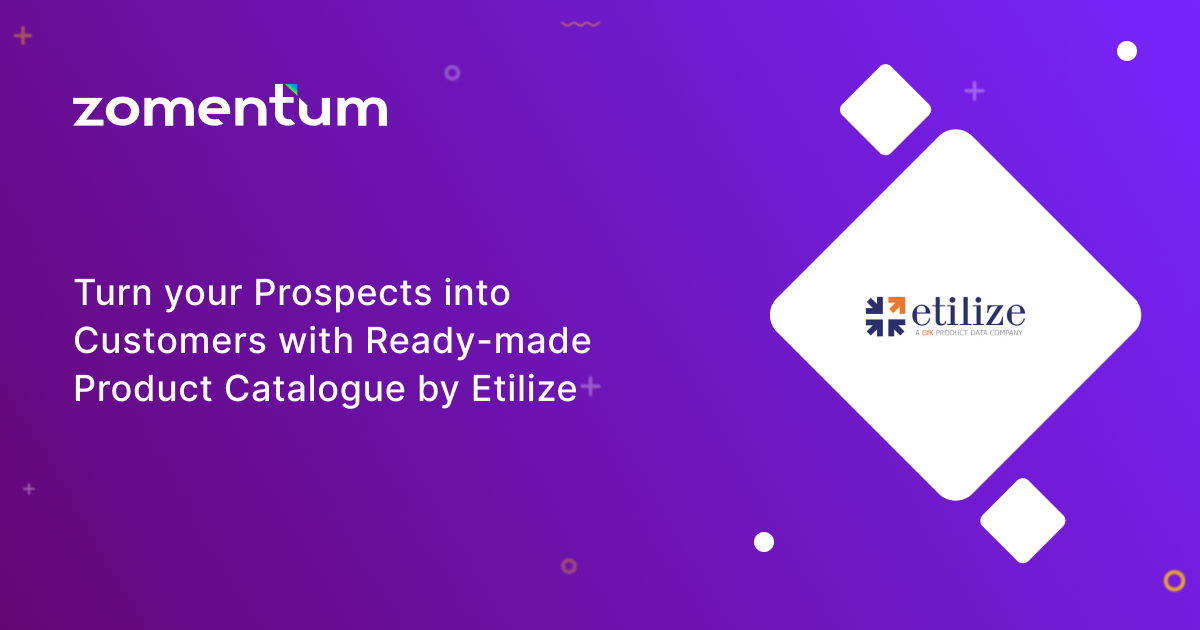 Integrate Etlize with Zomentum Grow for a readymade product catalog
