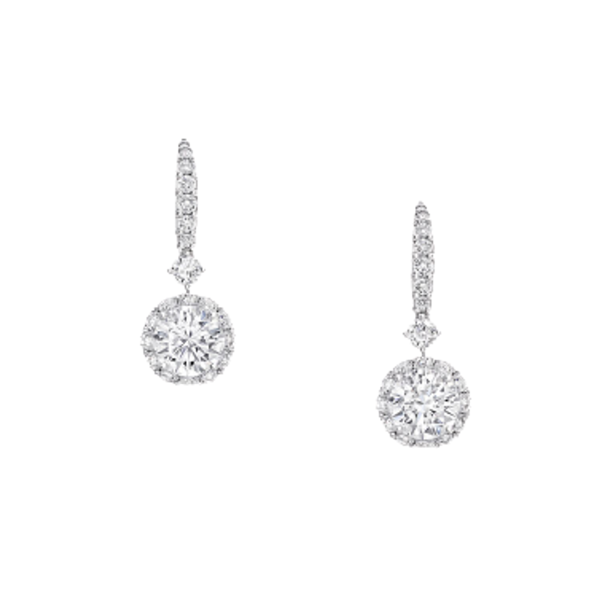 Earrings Icon Round Diamond