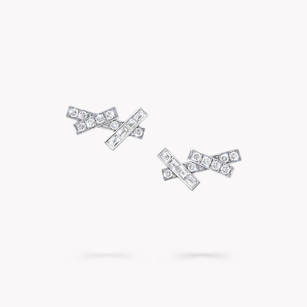 Threads Diamond Mini Earrings