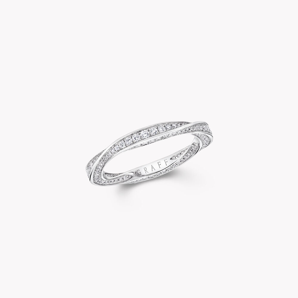 Spiral Pavé Diamond Band 2,2MM