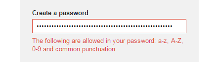 Gmail password field error.png