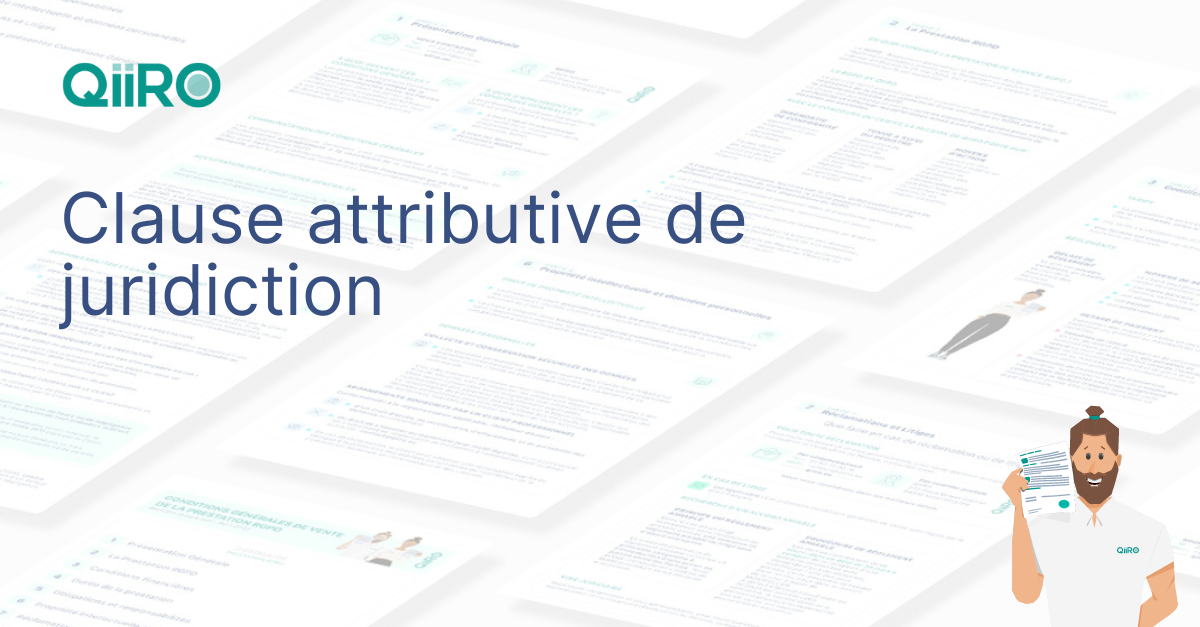 Clause attributive de juridiction : modèle à télécharger (2023)