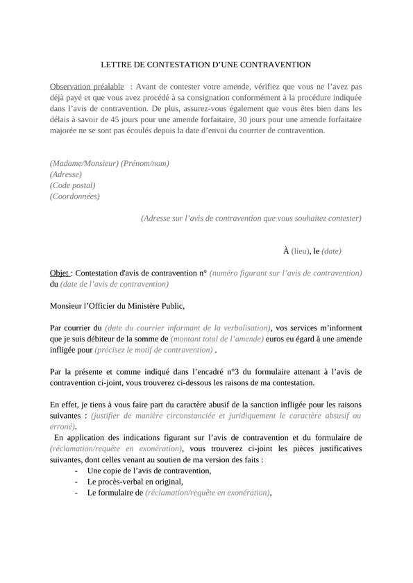Comment Faire Une Réclamation De Contravention – BEKW
