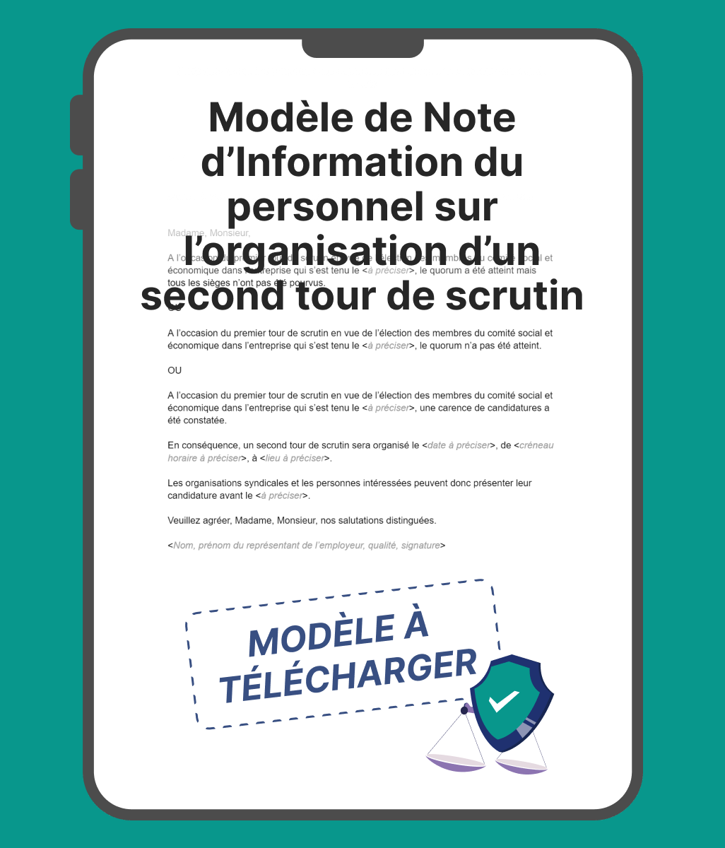 Modèle de Note d’Information du personnel sur l’organisation d’un ...