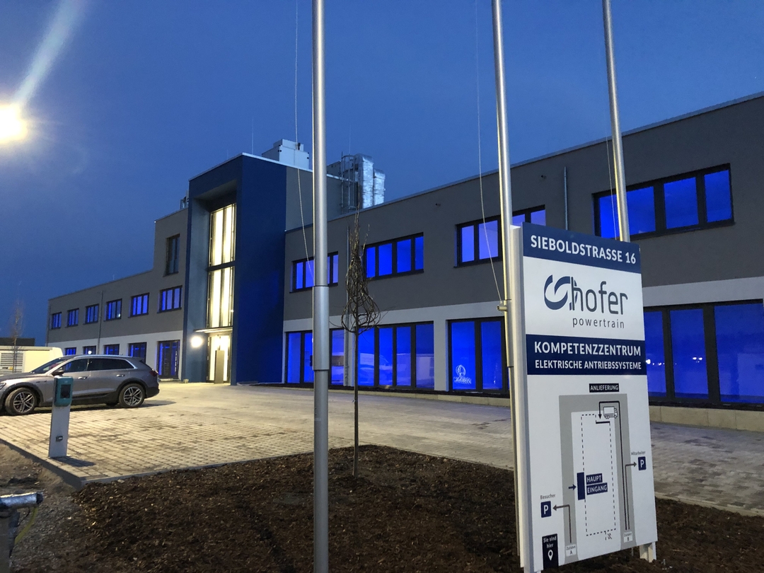 Our EMobility Competence Center within hofer powertrain moves into a new home in Estenfeld