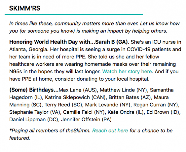 Sample Newsletter