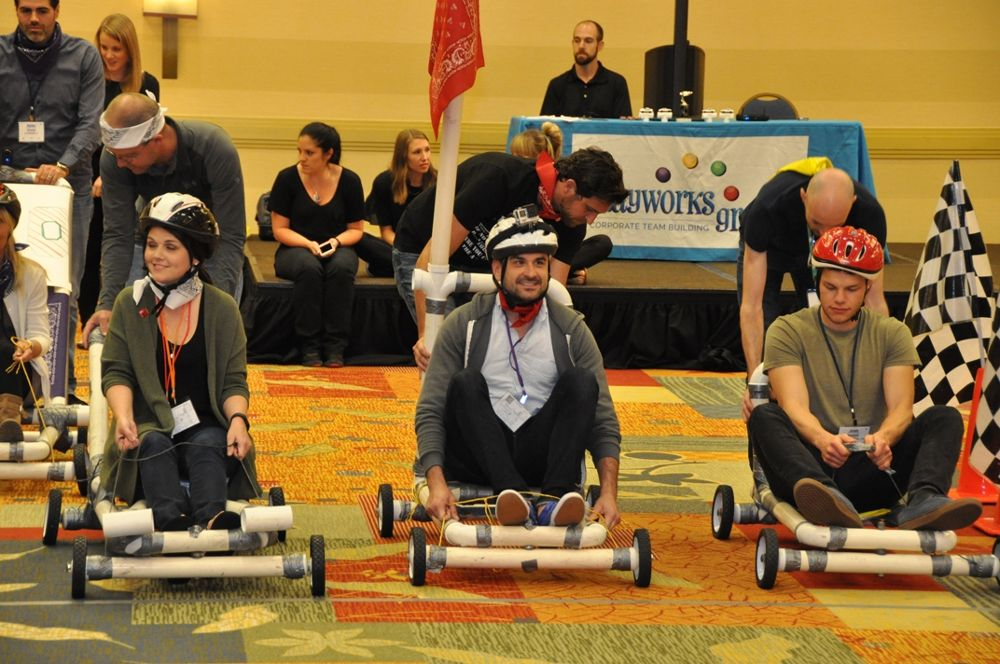 A team building activity held by GISInc Birmingham