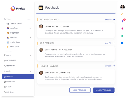 An example of how ‘Immediate feedback’ is used for engagement