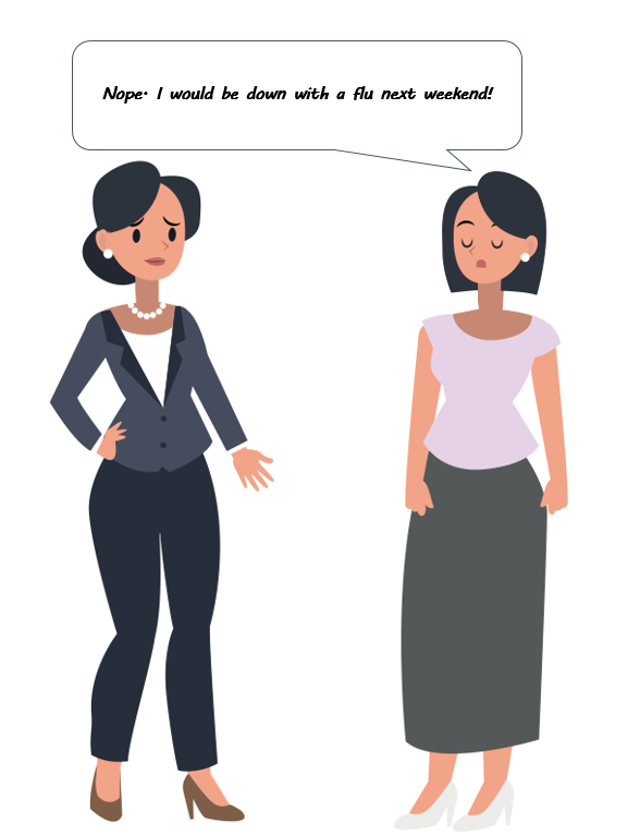 Withdraws from employee engagement events