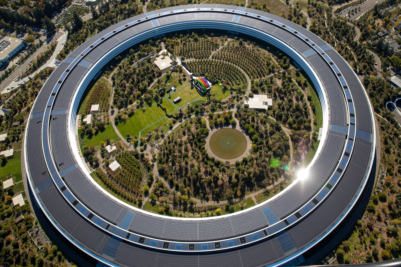 Apple Park at Silicon Valley