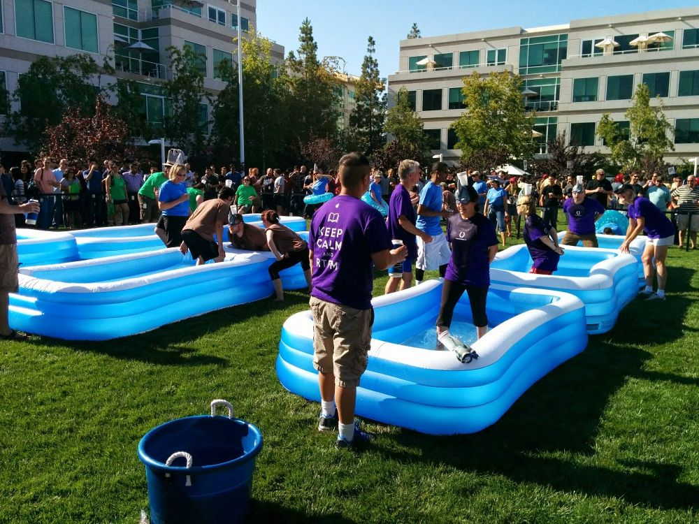 Games organised for employees at Cupertino, CA office