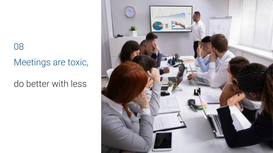 Meetings are toxic
