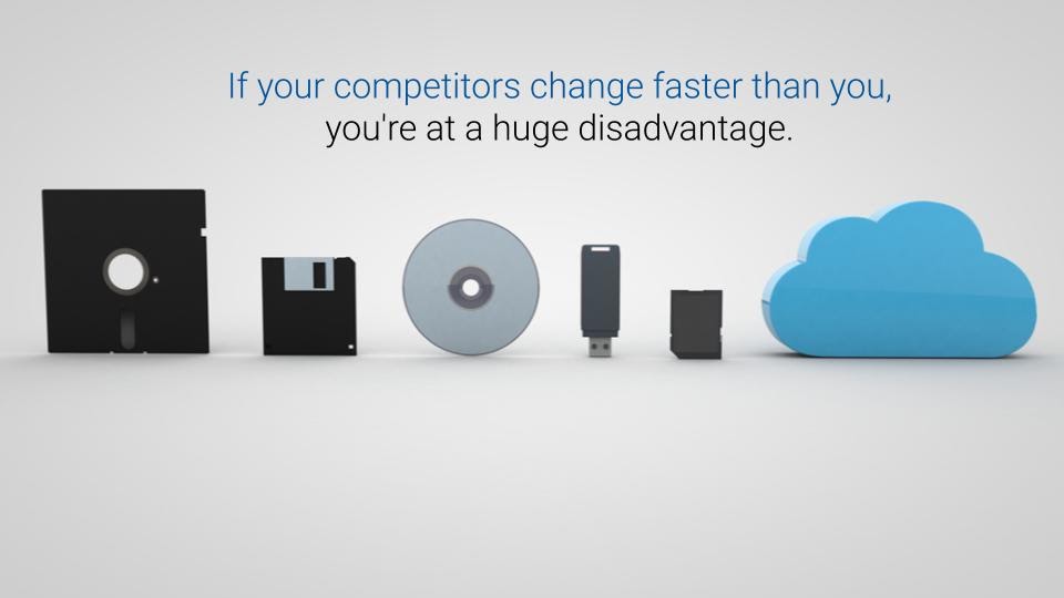 If your competitors change faster than you