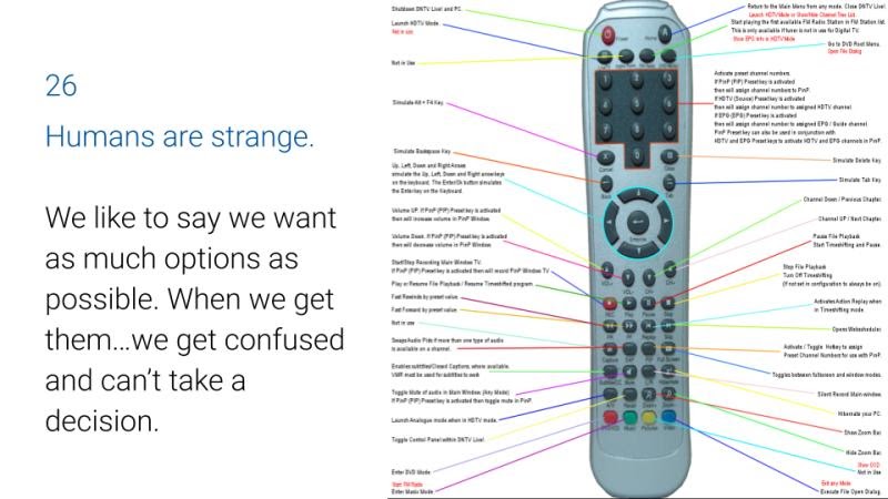 Humans are strange