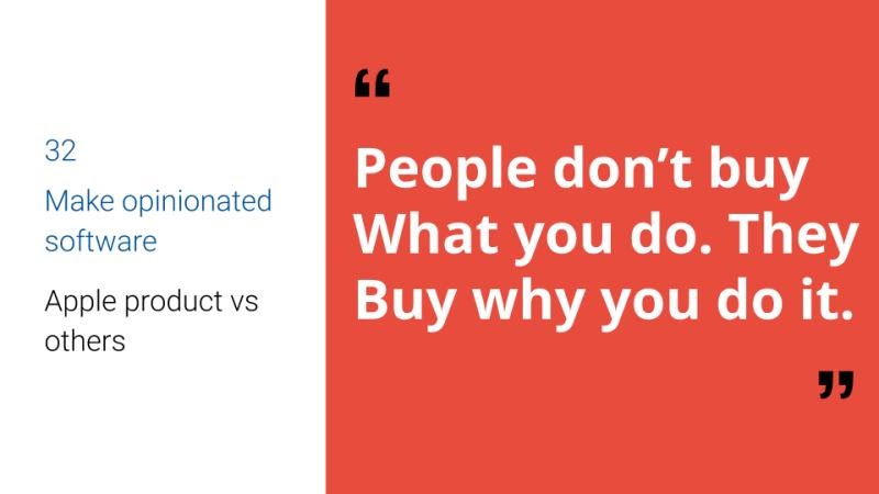 Make opinionated software