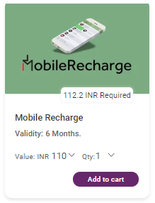 Mobile Recharge Gift Cards