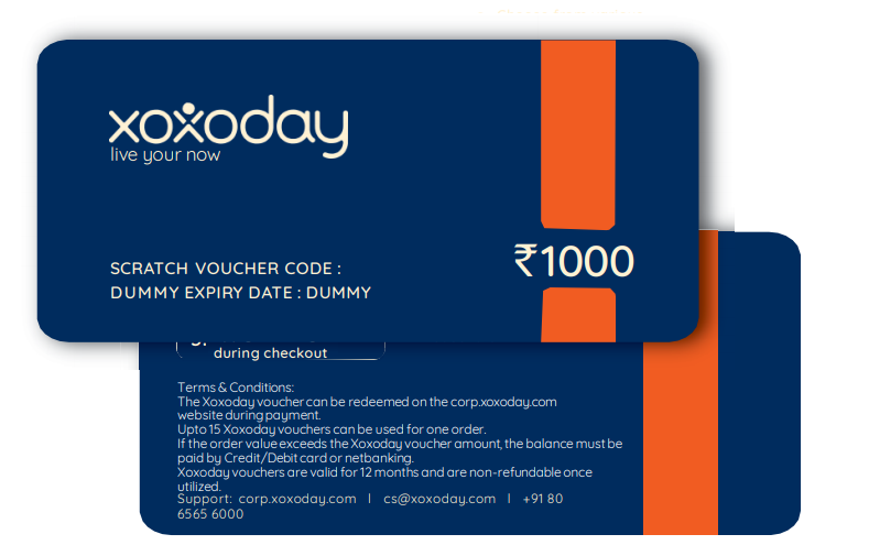 Xoxoday vouchers