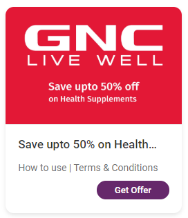 A GNC wellness offer