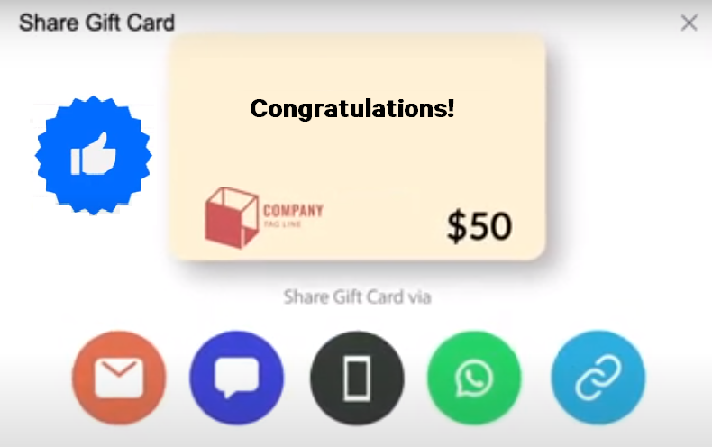 Xoxoday gift card various modes.