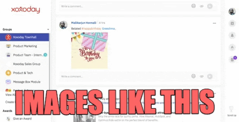 Empuls screenshot gifs in posts