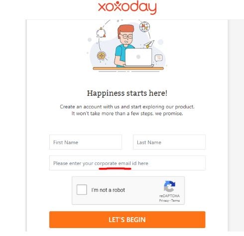 Empuls screenshot DIY Signup