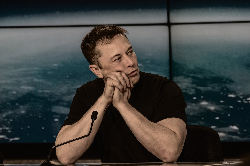 Elon,during the SpaceX launch event
