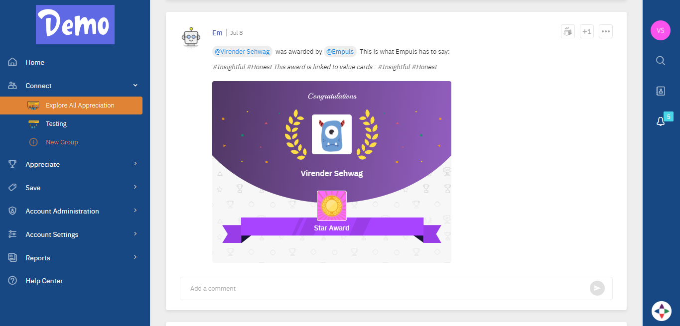 A new look for awards, announcements, appreciations, & more