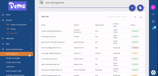 Super admins can log in as other users to remove bottlenecks in engagement proceedings