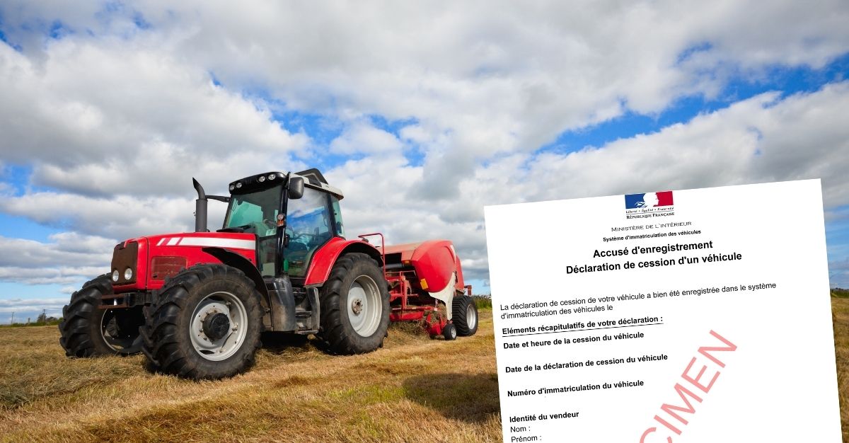 Certificat De Cession Tracteur