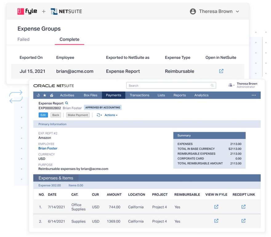 Fyle + NetSuite Integrated expense management software for seamless