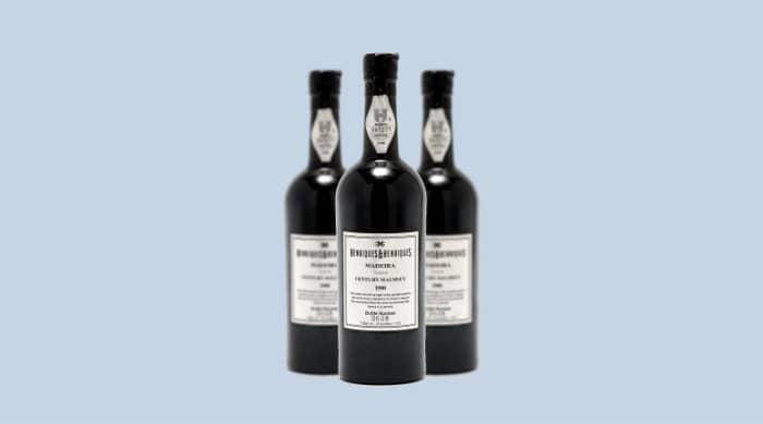 Sweet wine: 1990 Henriques & Henriques Century Solera Malmsey, Madeira, Portugal