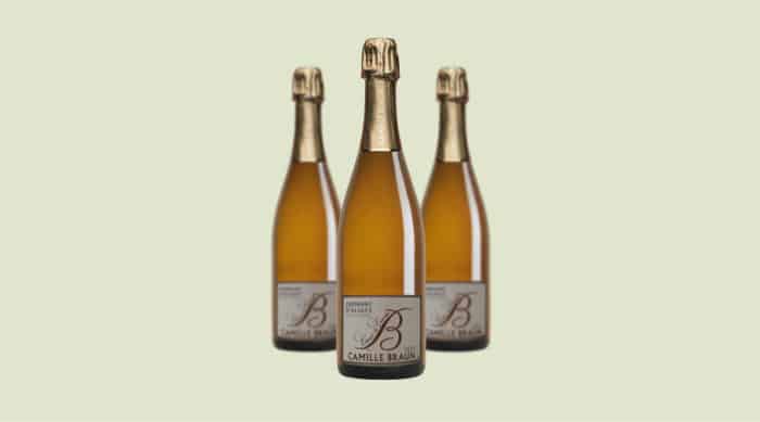 sparkling wine: Camille Braun Coeur de Cuvée Crémant d’Alsace 2011