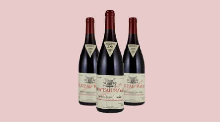 Red wine: Chateau Rayas Chateauneuf du Pape Reserve 2008 (France)