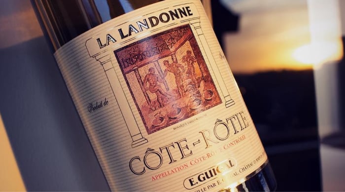 Cotes du Rhone wine:E. Guigal Cote Rotie La Landonne, Rhône, France