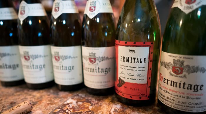 Cotes du Rhone wine: Domaine Jean-Louis Chave Hermitage Blanc, Rhône, France