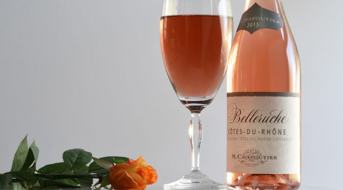 Cotes du Rhone wine: M. Chapoutier Cotes du Rhône Rose Belleruche, Rhône, France