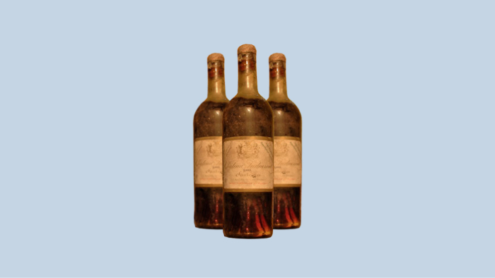 Sauternes wine: Château Suduiraut 1899