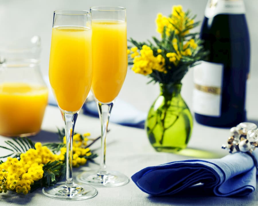 Mimosa Cocktail Flower