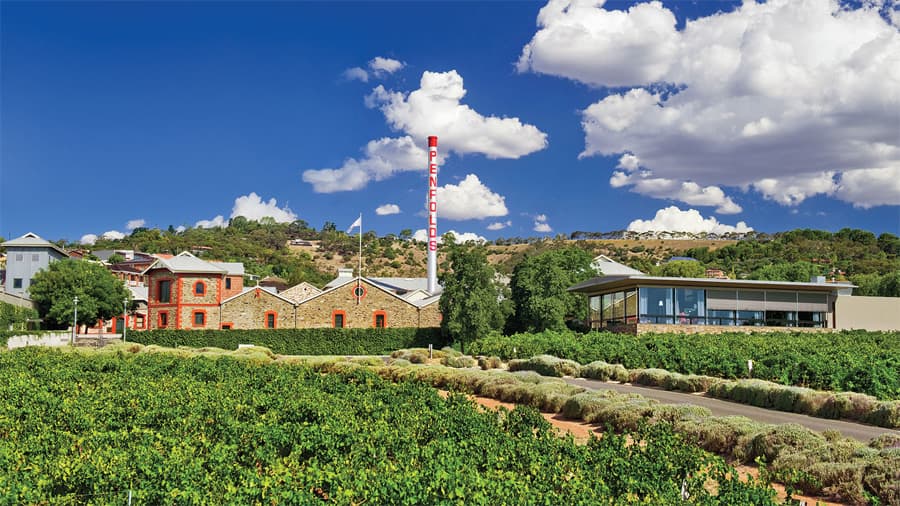 Penfolds’ properties and varietals grown